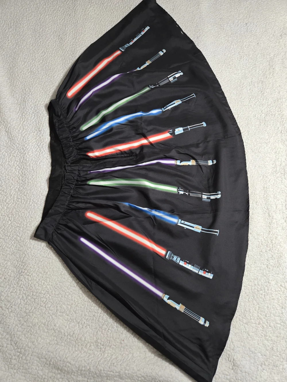 Her Universe Black Skirt with Multicolor Lightsabers - Picture 2 of 4